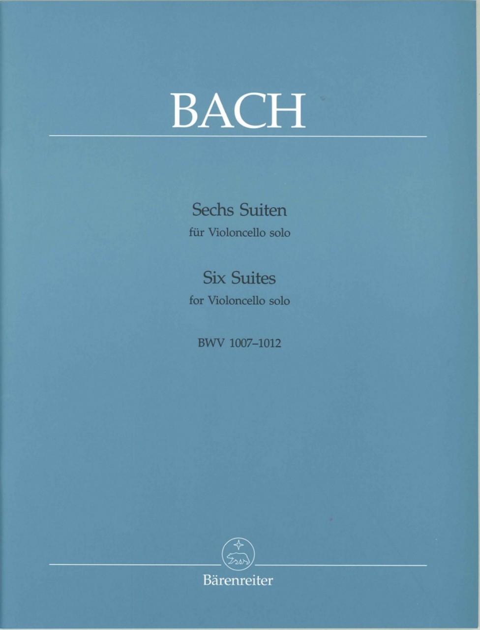 Six　JS:　(Bärenreiter)　1007-1012　for　Cello,　BWV　Suites　Musical　Imports　Bach,　Midwest
