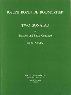 Boismortier: Two Sonatas for Bassoon, Op. 50 #1-2