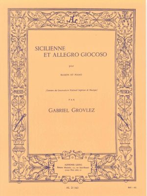 Grovlez: Scilienne et Allegro Giocoso