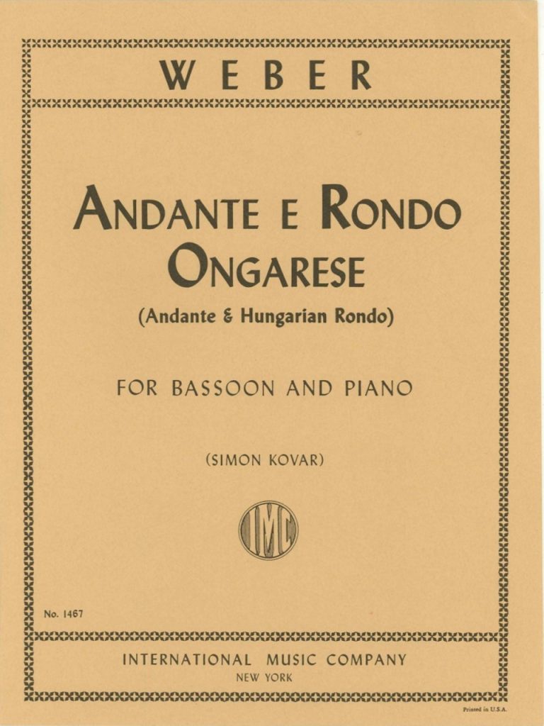 Weber: Andante and Hungarian Rondo