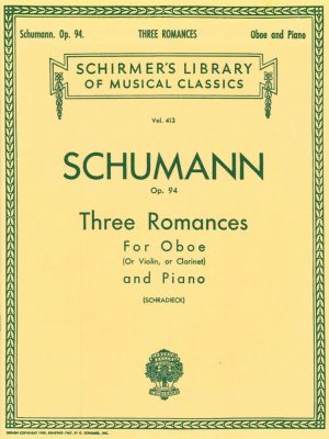 Schumann: Oboe Romances
