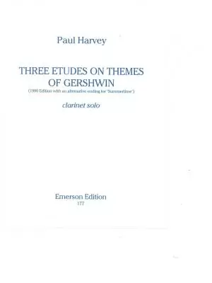 Paul Harvey Three Etudes of Themes of Gershwin